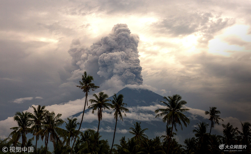 巴厘岛火山爆发最新消息